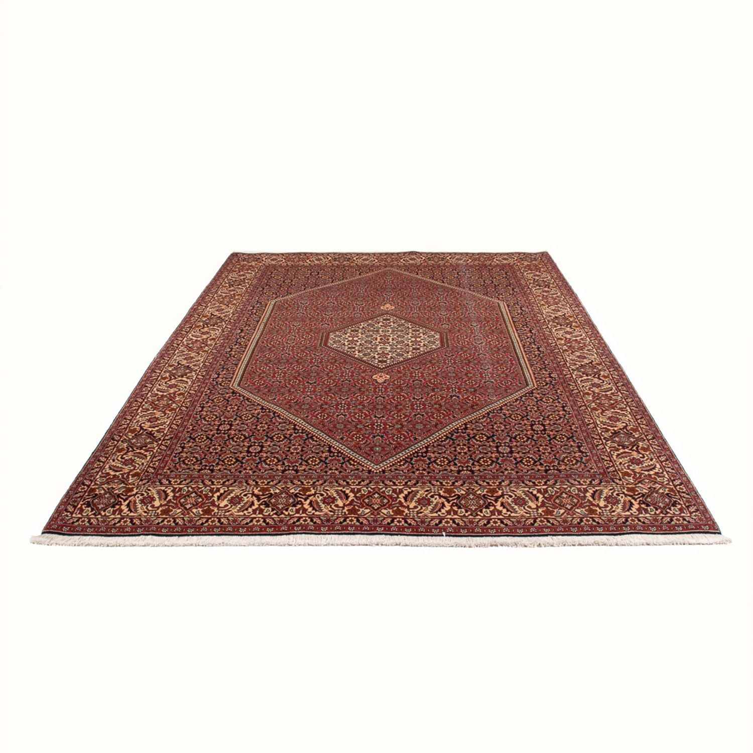 Tapis persan - Bidjar - 291 x 197 cm - rouge