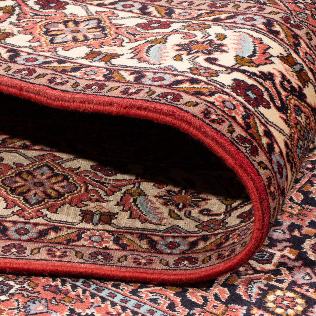 Tapis persan - Bidjar - 295 x 197 cm - bleu foncé