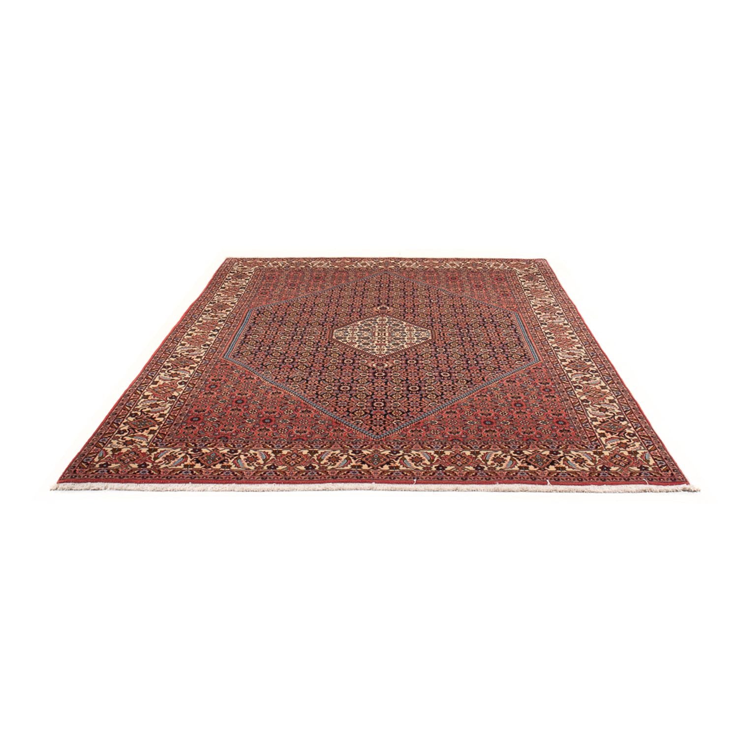 Tapis persan - Bidjar - 295 x 197 cm - bleu foncé