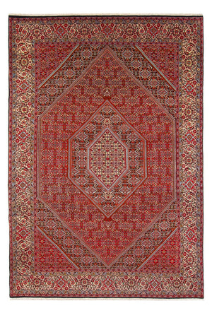 Tapis persan - Bidjar - 341 x 248 cm - rouge