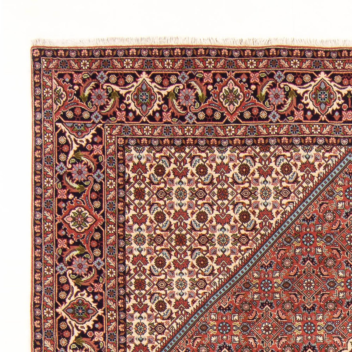 Tapis persan - Bidjar - 296 x 197 cm - rouge