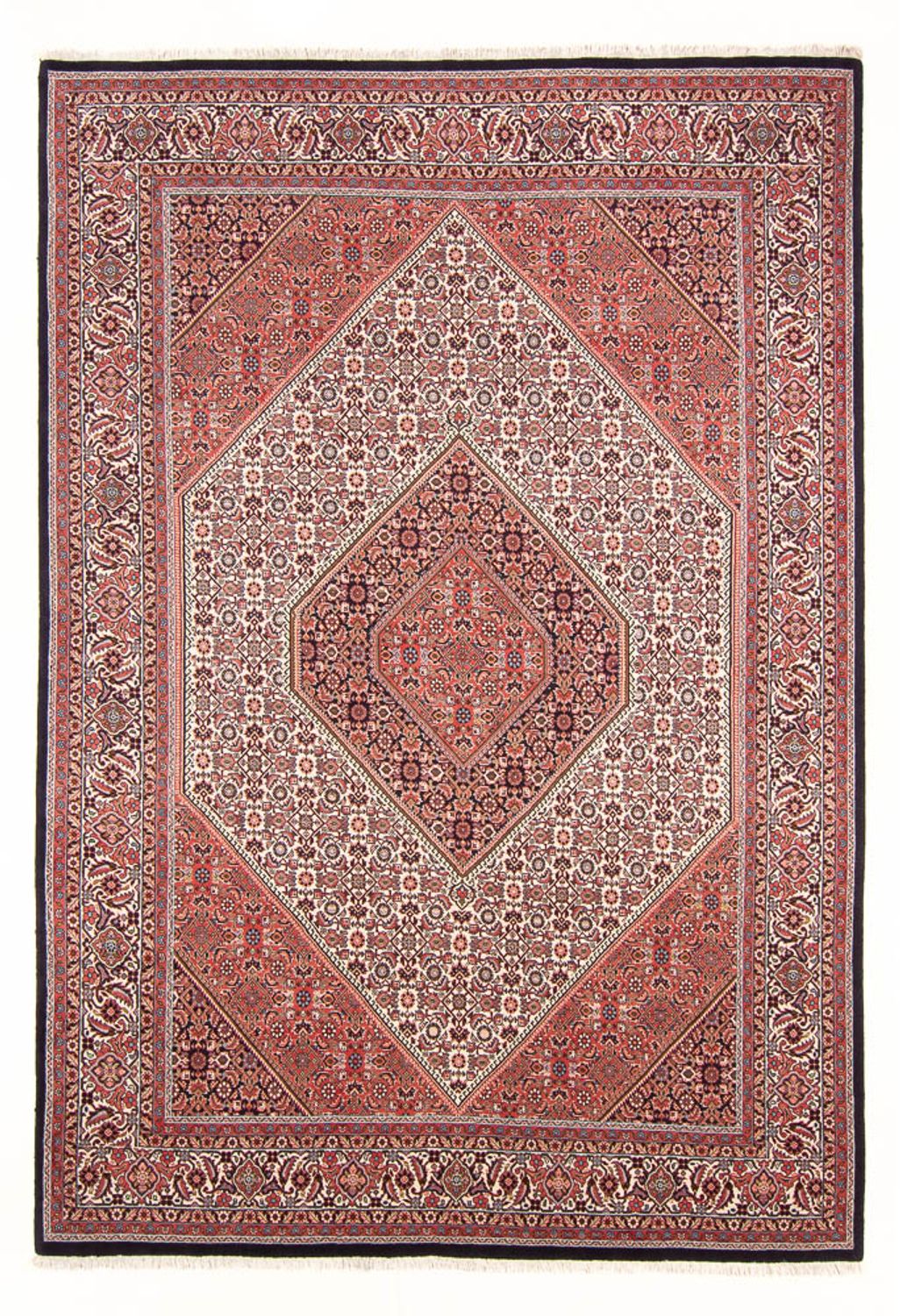 Tapis persan - Bidjar - 294 x 202 cm - rouge