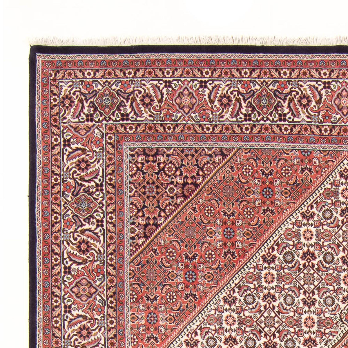 Tapis persan - Bidjar - 294 x 202 cm - rouge