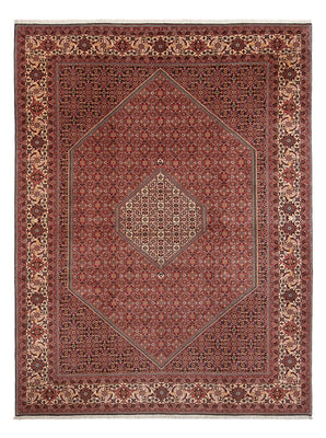 Tapis persan - Bidjar - 340 x 250 cm - rouge foncé