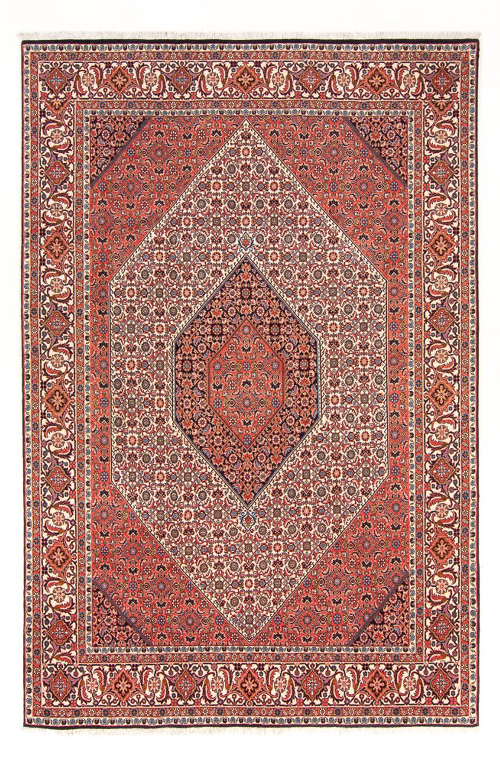 Tapis persan - Bidjar - 303 x 200 cm - rouge