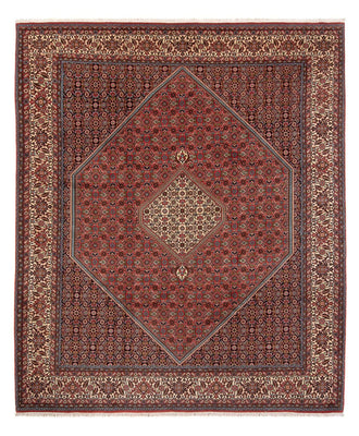 Tapis persan - Bidjar - 314 x 255 cm - rouge foncé