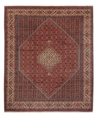 Tapis persan - Bidjar - 314 x 255 cm - rouge foncé