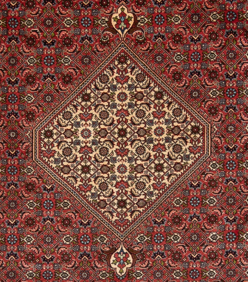 Tapis persan - Bidjar - 314 x 255 cm - rouge foncé