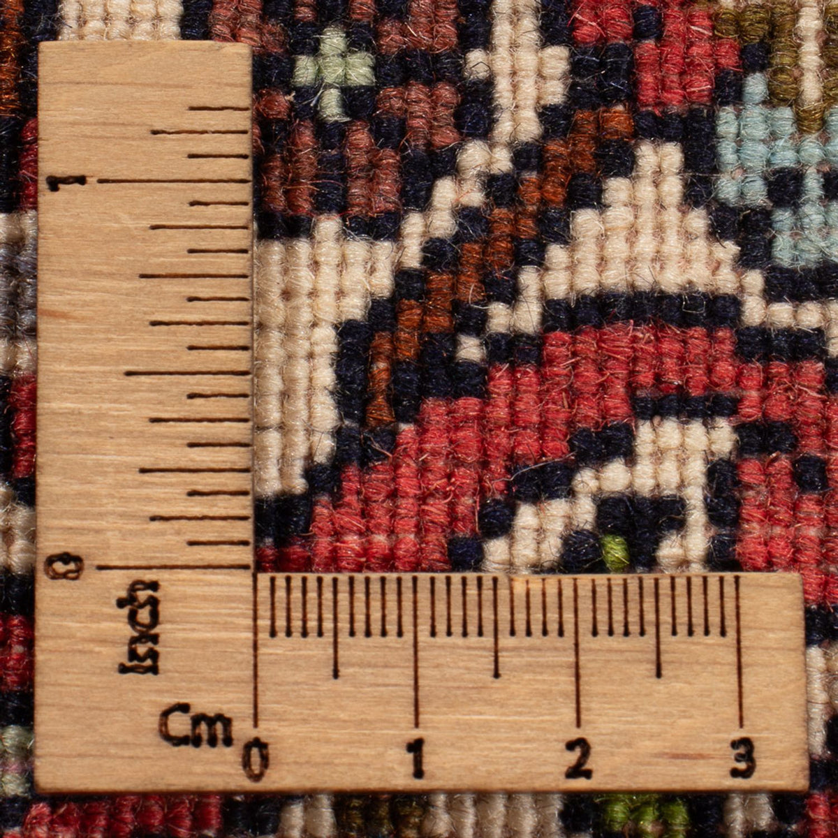 Tapis persan - Bidjar - 314 x 255 cm - rouge foncé