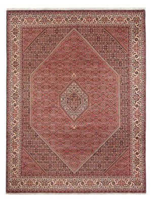 Tapis persan - Bidjar - 342 x 250 cm - rouge foncé