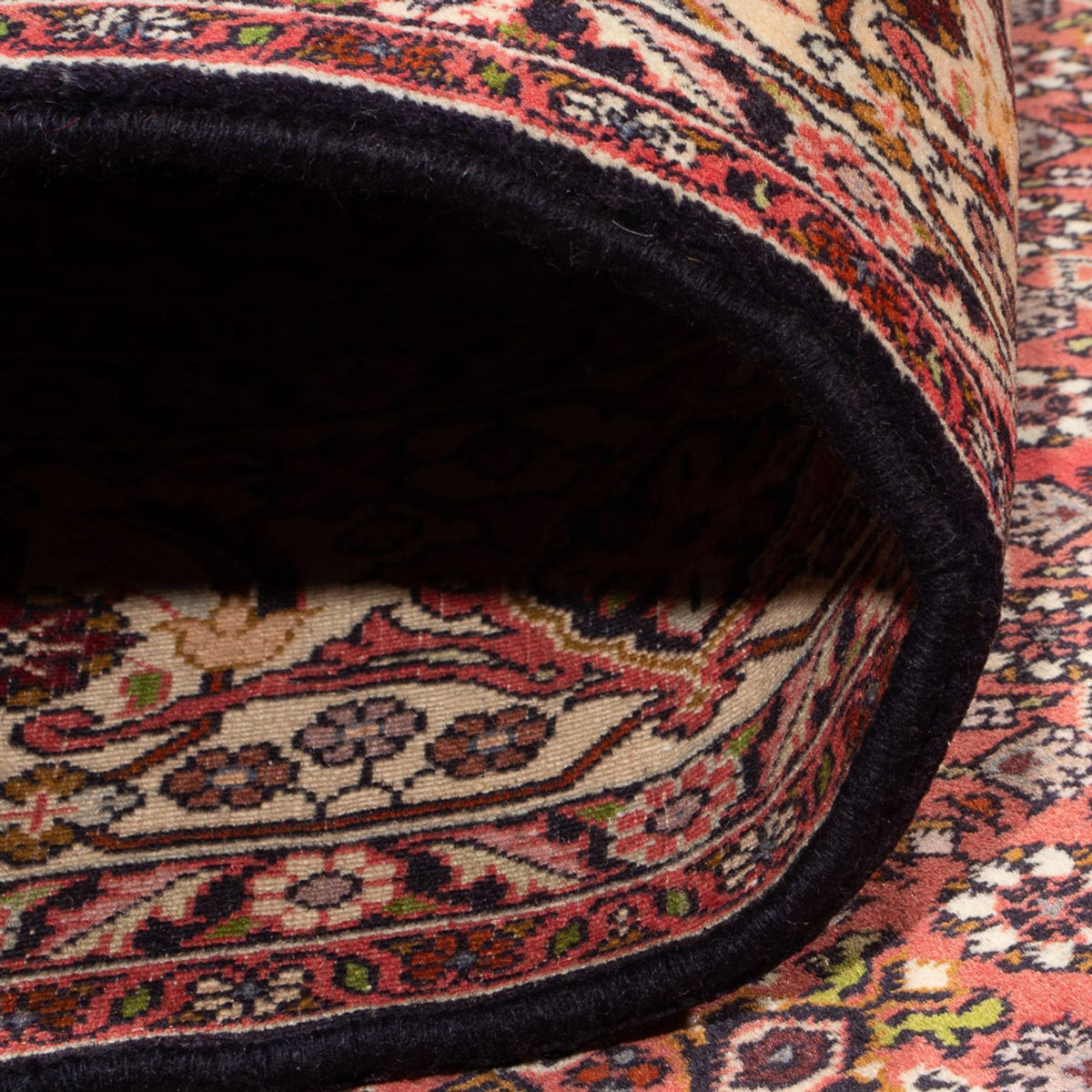 Tapis persan - Bidjar - 342 x 250 cm - rouge foncé