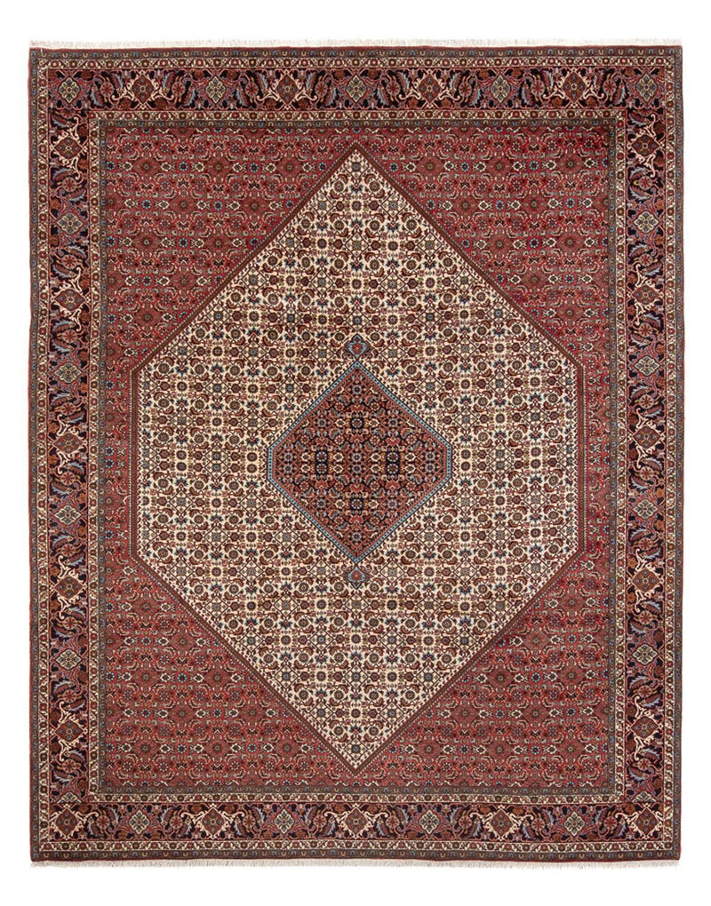 Tapis persan - Bidjar - 336 x 251 cm - rouge foncé