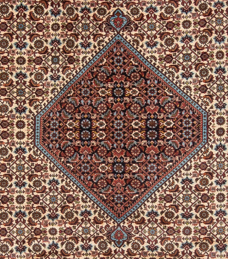 Tapis persan - Bidjar - 336 x 251 cm - rouge foncé