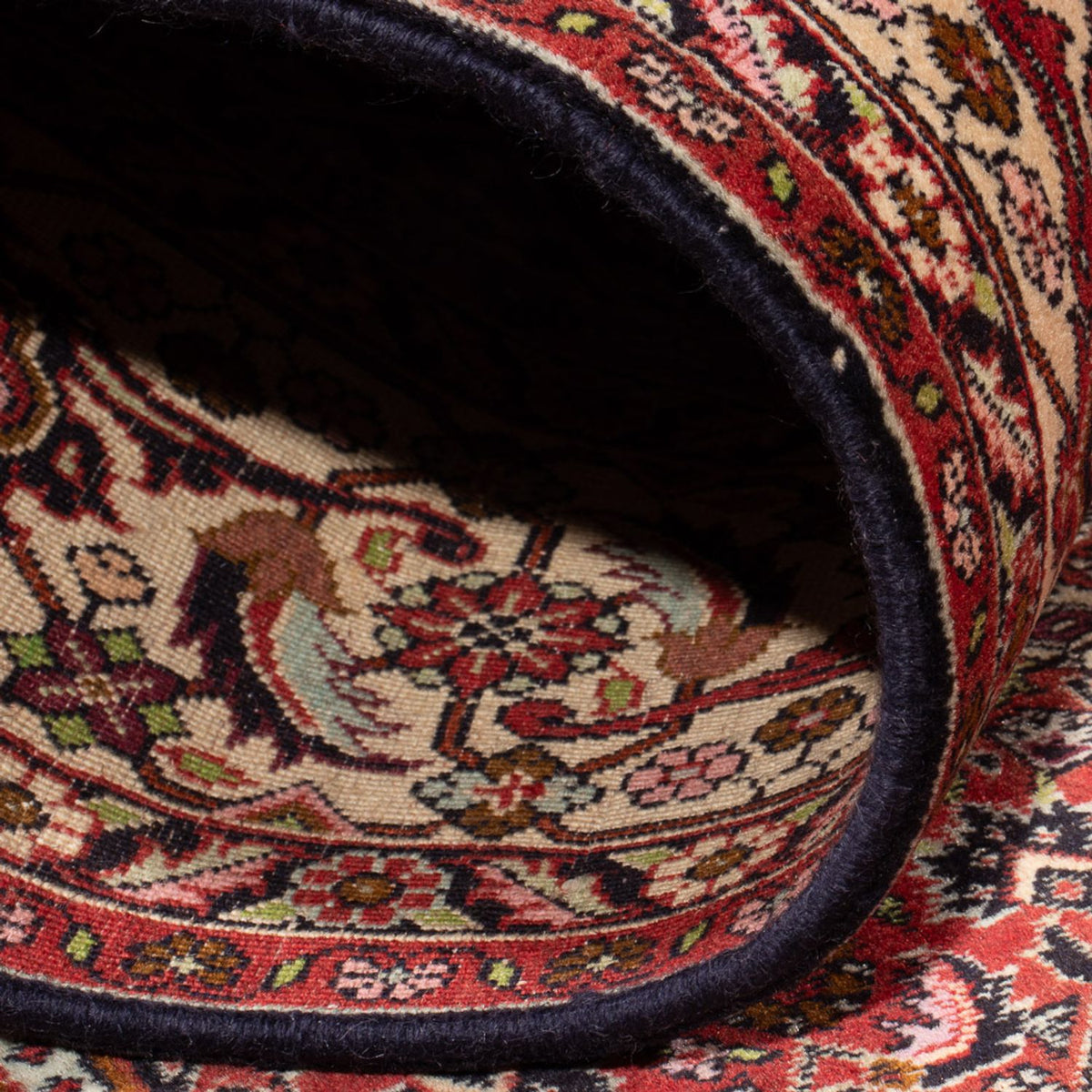 Tapis persan - Bidjar - 343 x 250 cm - rouge foncé