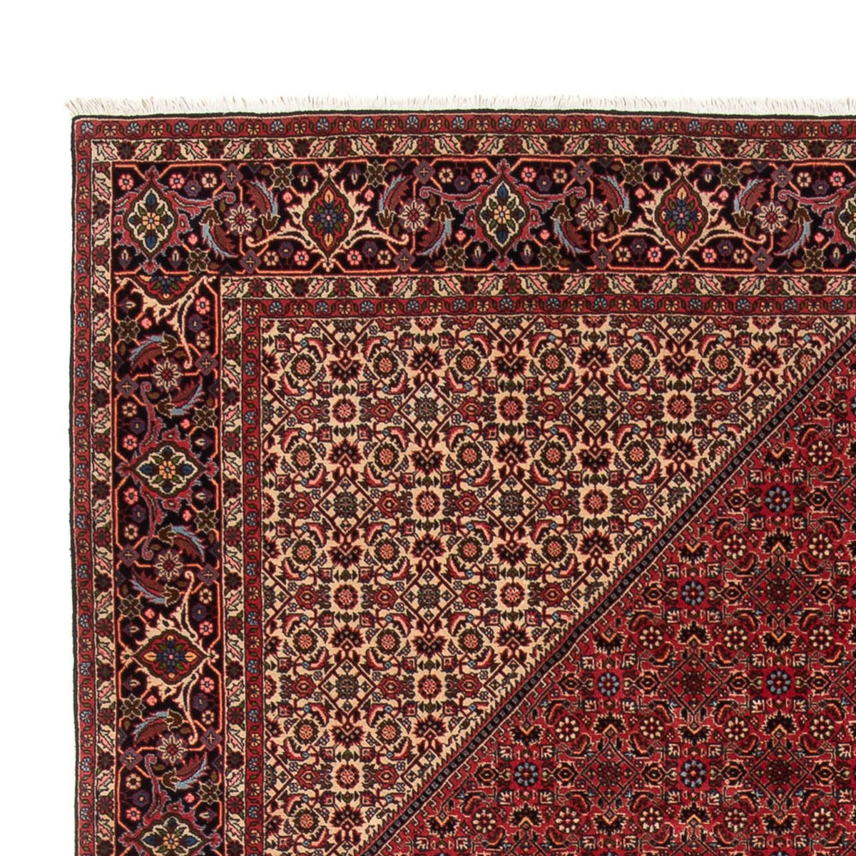 Tapis persan - Bidjar - 347 x 247 cm - rouge