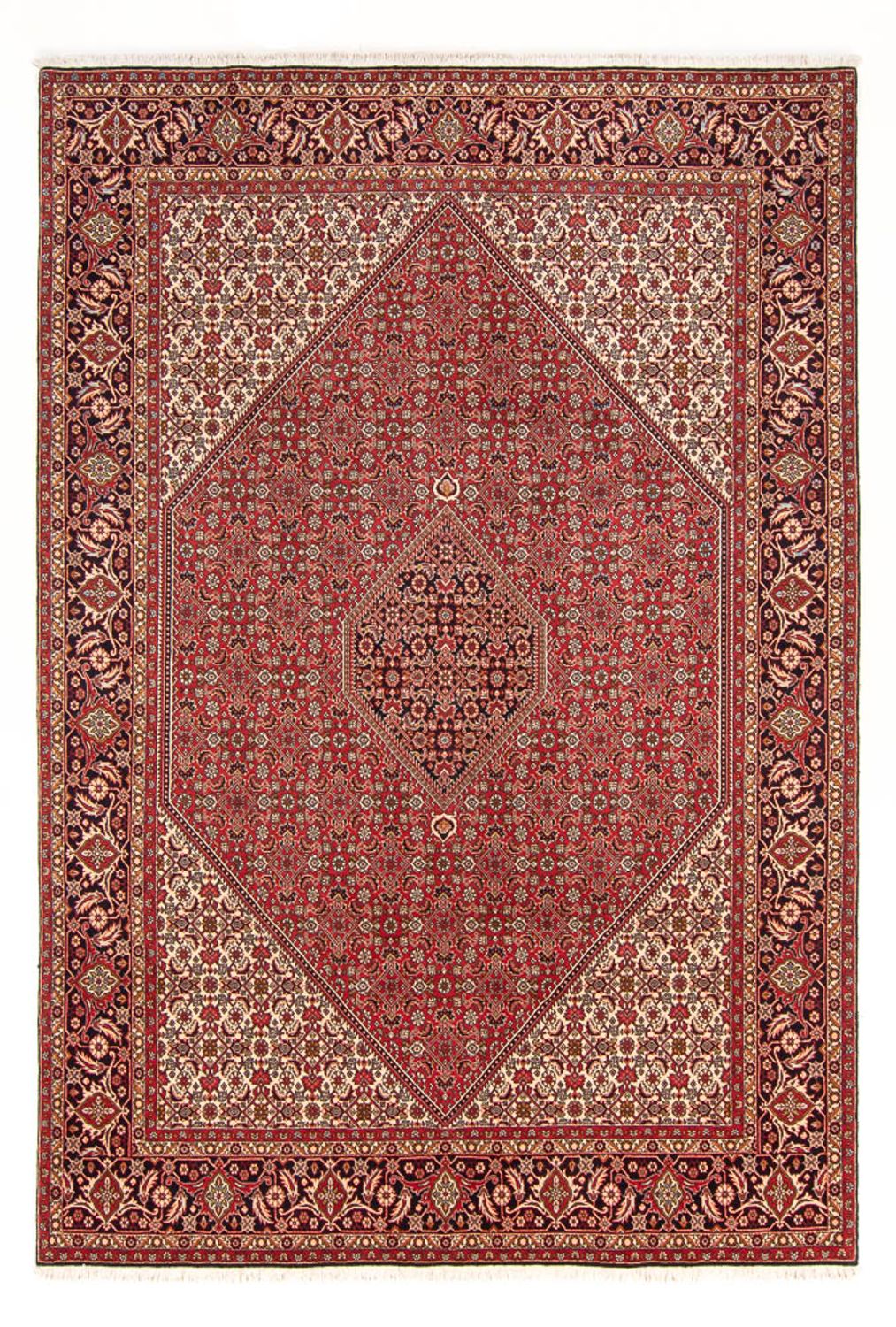 Tapis persan - Bidjar - 298 x 203 cm - rouge