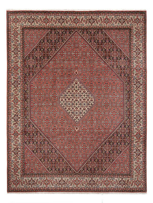 Tapis persan - Bidjar - 334 x 248 cm - rouge clair