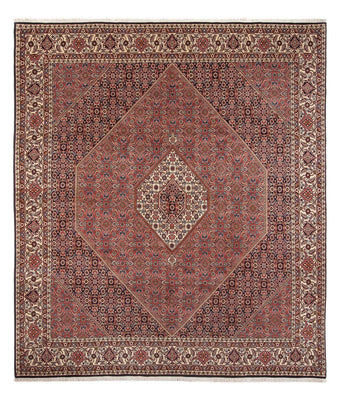 Tapis persan - Bidjar - 299 x 244 cm - rouge foncé
