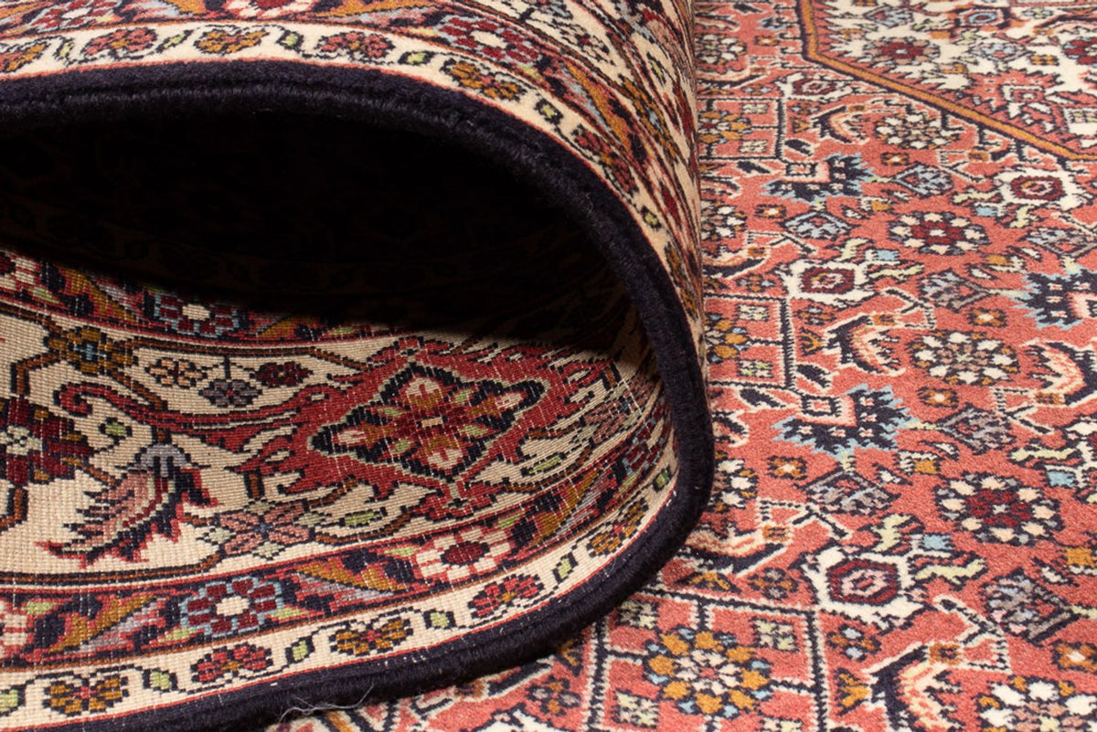 Tapis persan - Bidjar - 299 x 244 cm - rouge foncé