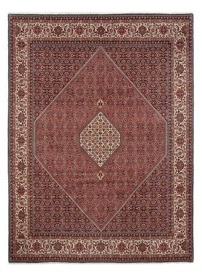 Tapis persan - Bidjar - 350 x 247 cm - rouge foncé