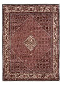Tapis persan - Bidjar - 350 x 247 cm - rouge foncé