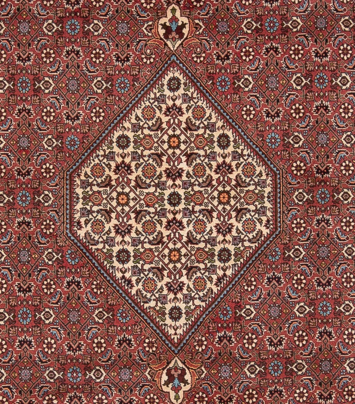 Tapis persan - Bidjar - 350 x 247 cm - rouge foncé
