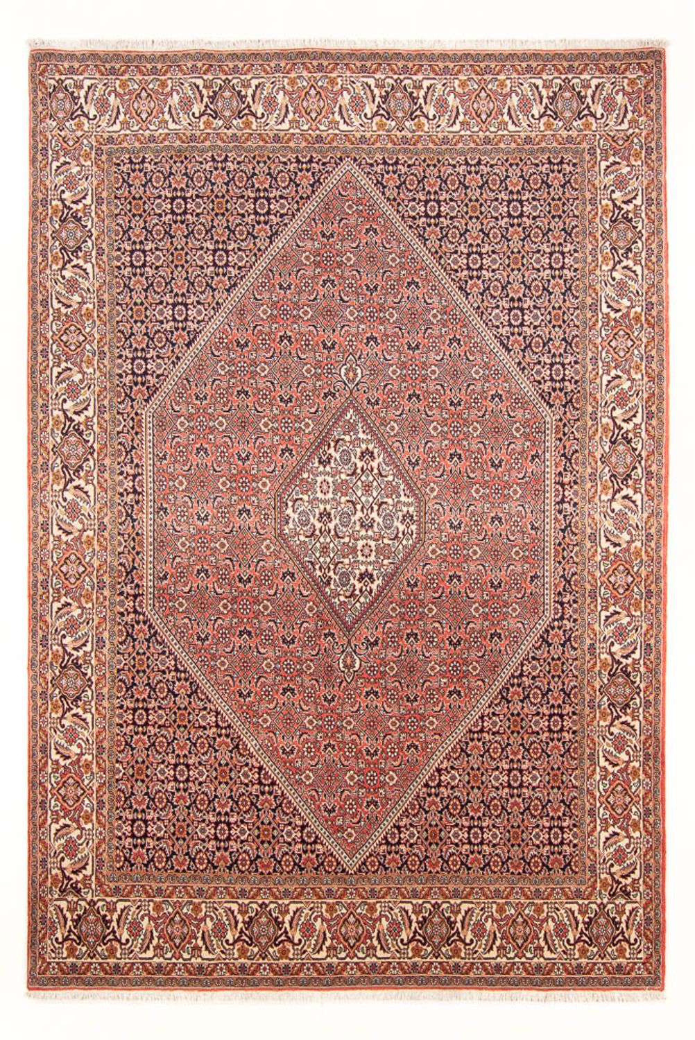 Tapis persan - Bidjar - 286 x 194 cm - rouge