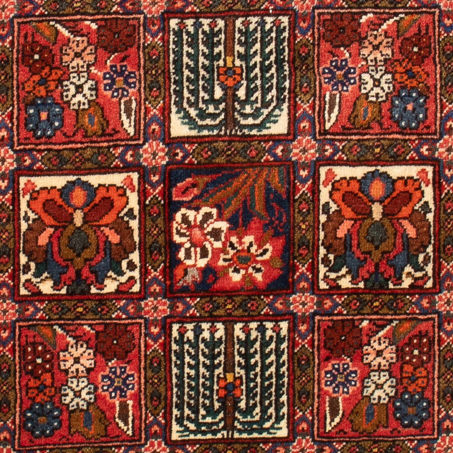 Tapis persan - Nomadic - 100 x 64 cm - multicolore