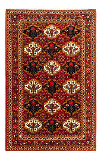 Tapis persan - Nomadic - 159 x 110 cm - rouge bordeaux