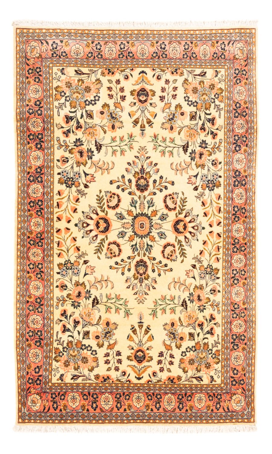 Tapis persan - Keshan - 165 x 108 cm - caramel