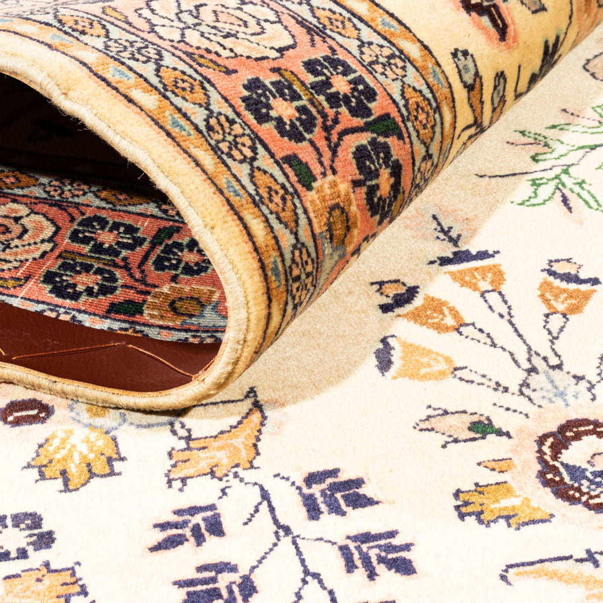 Tapis persan - Keshan - 165 x 108 cm - caramel