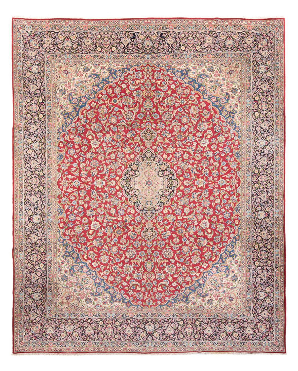 Tapis persan - Keshan - 359 x 280 cm - rouge