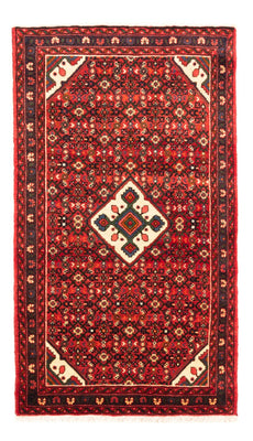 Tapis persan - Nomadic - 158 x 100 cm - rouge foncé