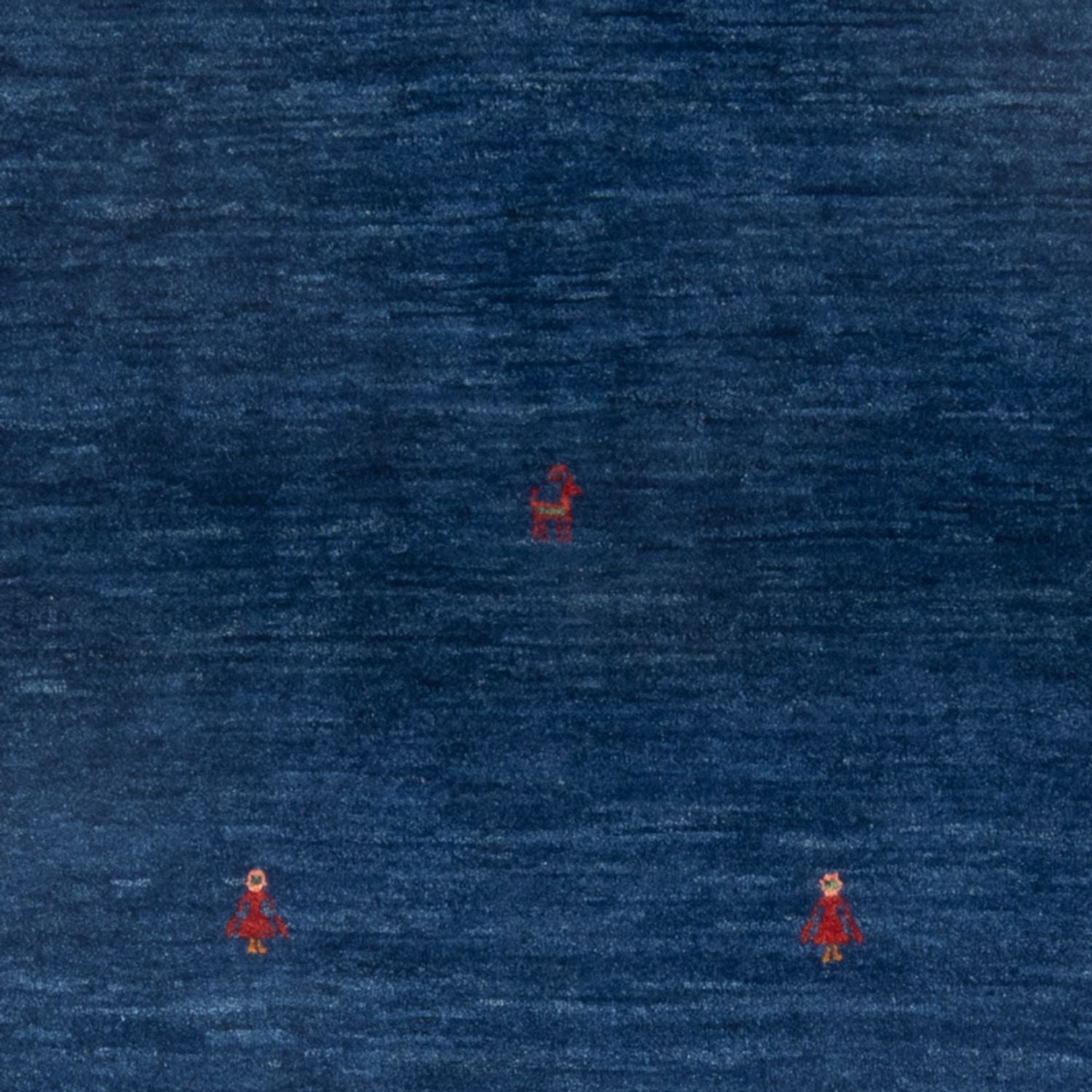 Tapis Gabbeh - Persan - 162 x 100 cm - bleu foncé
