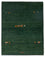 Tapis Gabbeh - Persan - 151 x 104 cm - vert foncé