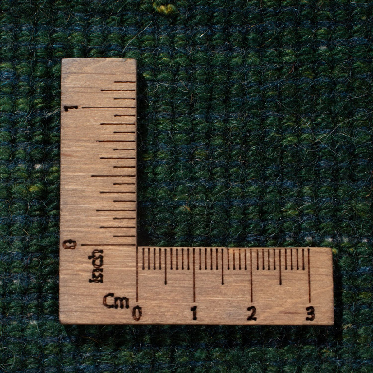 Tapis Gabbeh - Persan - 151 x 104 cm - vert foncé