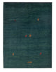 Tapis Gabbeh - Persan - 160 x 104 cm - bleu pétrole