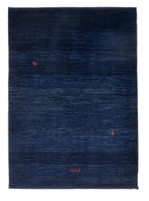 Tapis Gabbeh - Persan - 162 x 108 cm - bleu foncé