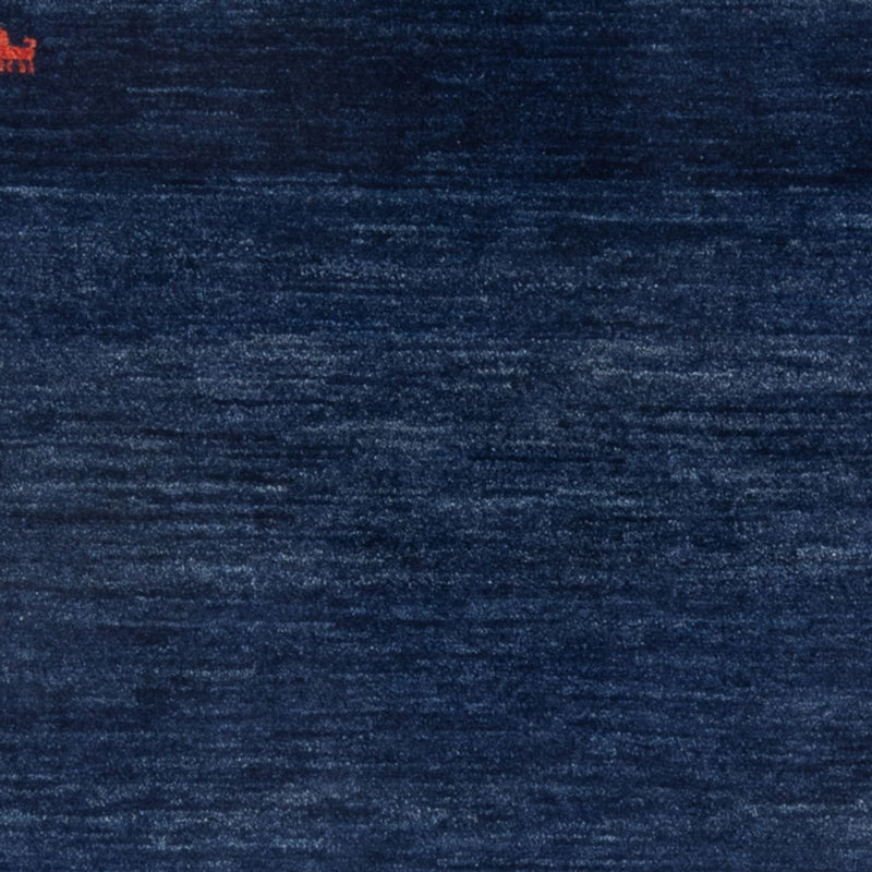 Tapis Gabbeh - Persan - 162 x 108 cm - bleu foncé