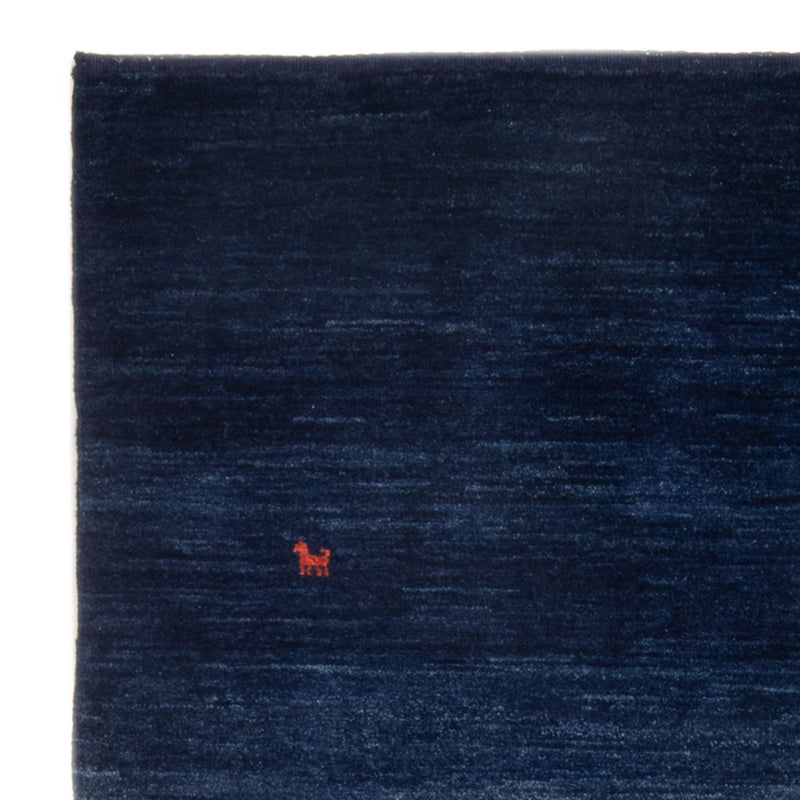 Tapis Gabbeh - Persan - 162 x 108 cm - bleu foncé