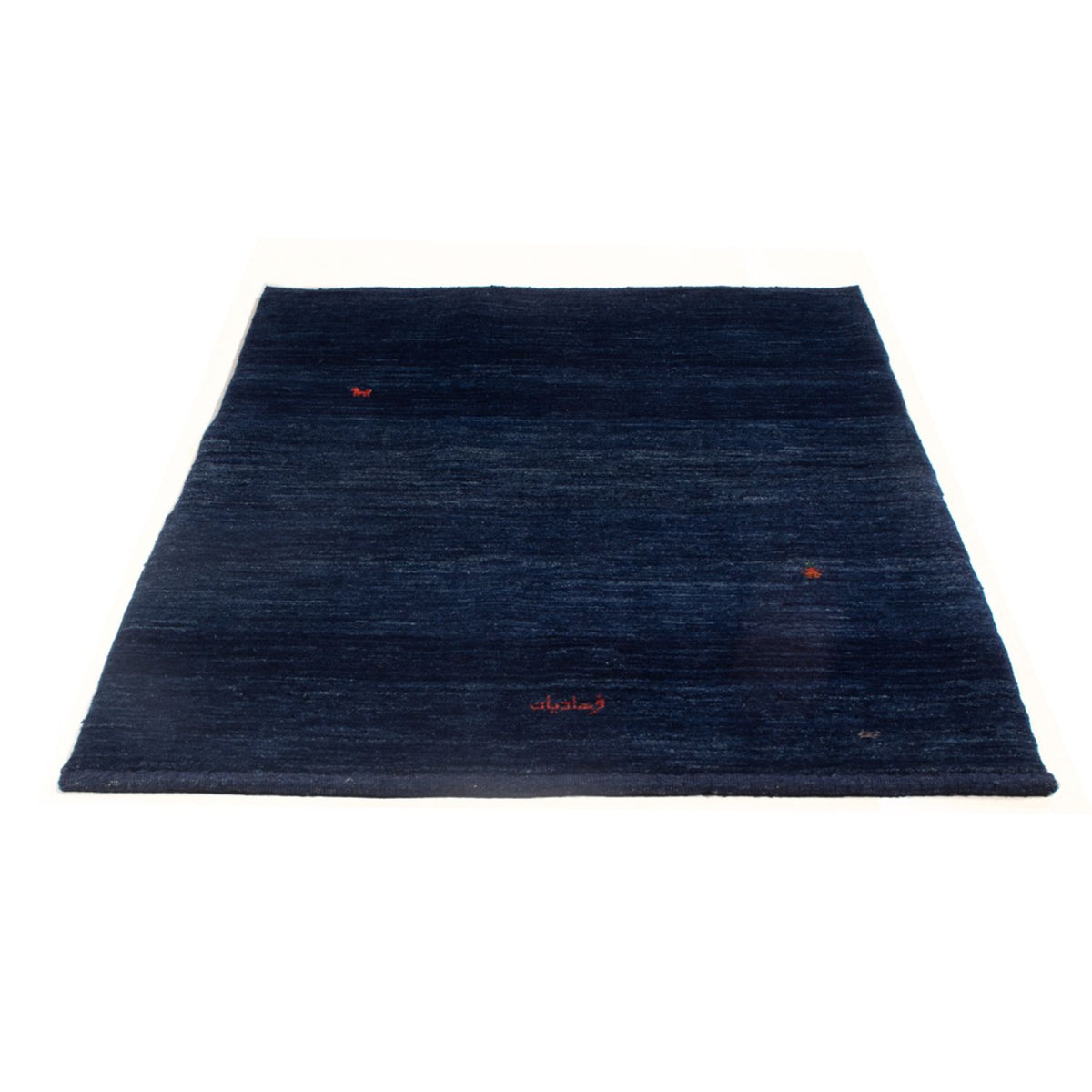 Tapis Gabbeh - Persan - 162 x 108 cm - bleu foncé