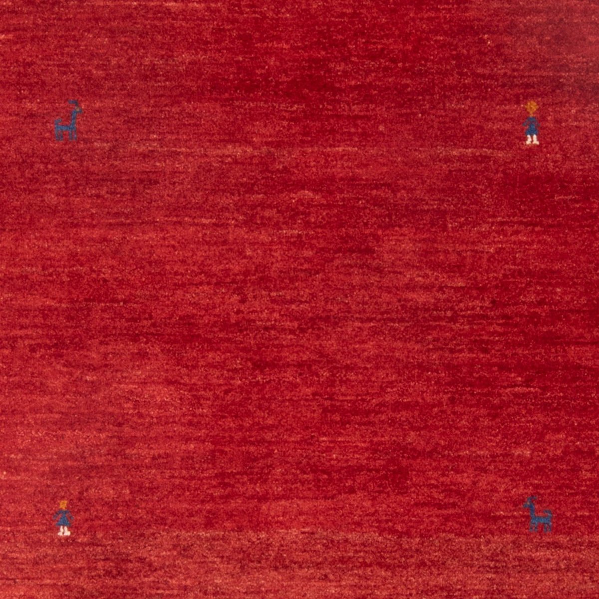 Tapis Gabbeh - Persan - 150 x 105 cm - rouge