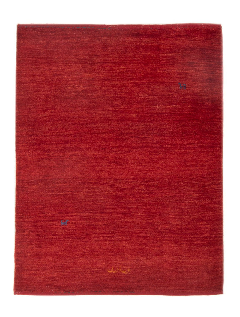 Tapis Gabbeh - Persan - 143 x 101 cm - rouge