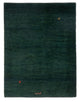 Tapis Gabbeh - Persan - 157 x 109 cm - vert foncé