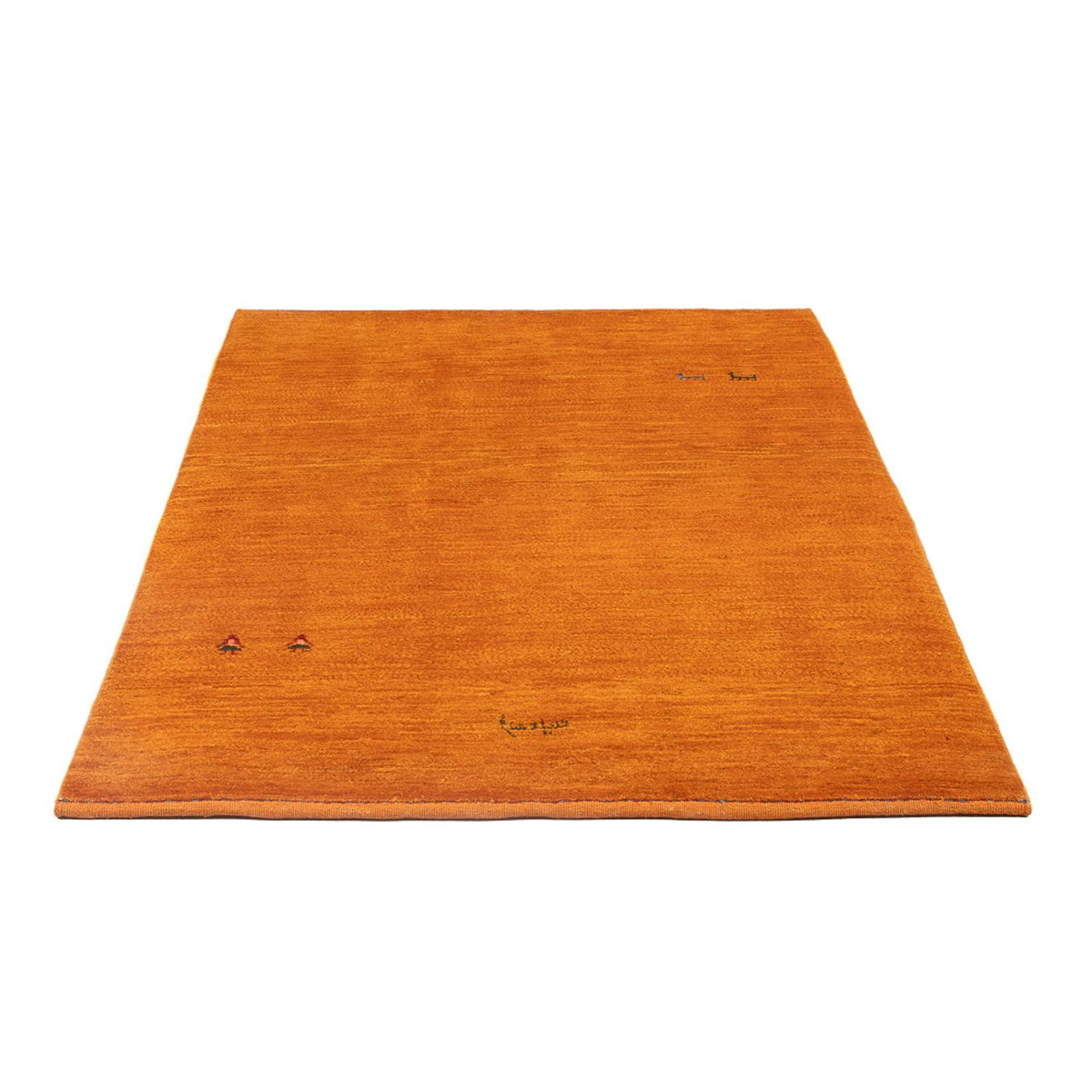 Tapis Gabbeh - Persan - 167 x 113 cm - orange