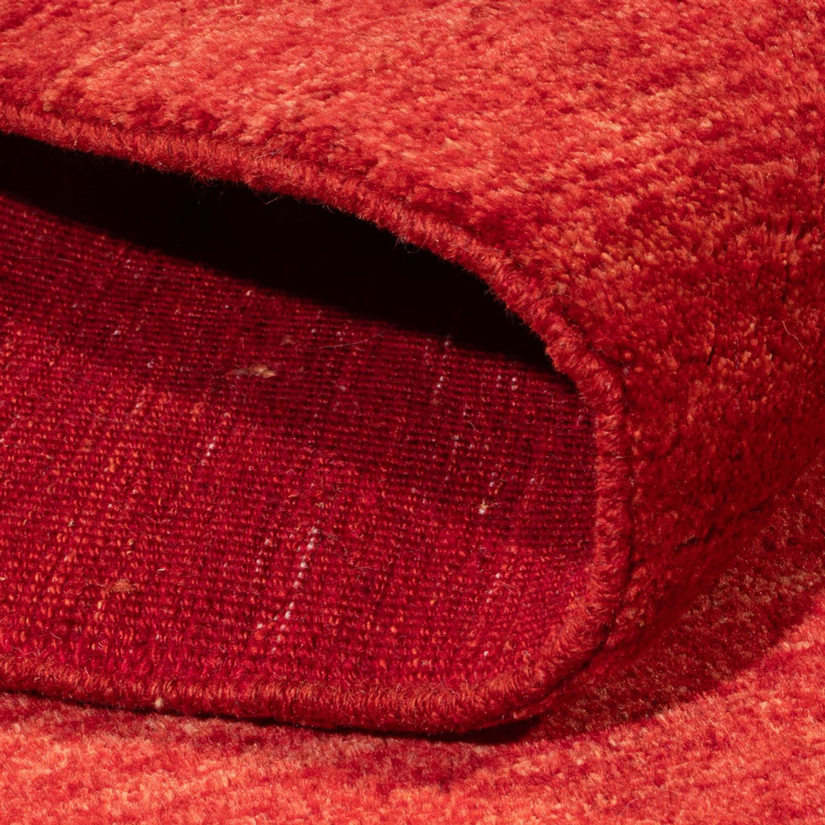 Tapis Gabbeh - Persan - 186 x 122 cm - rouge