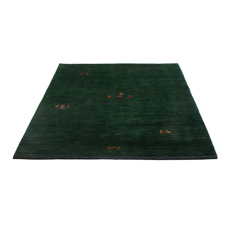 Tapis Gabbeh - Persan - 175 x 122 cm - vert foncé