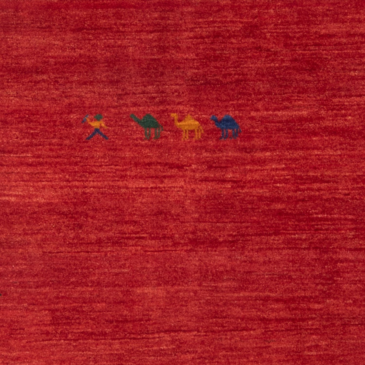 Tapis Gabbeh - Persan - 180 x 122 cm - rouge