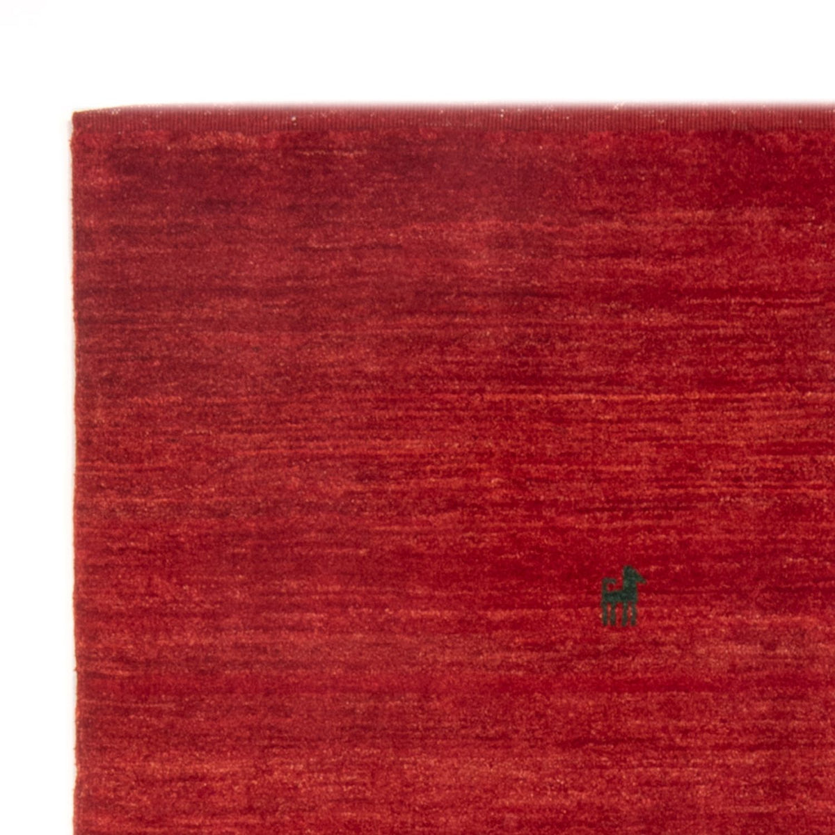 Tapis Gabbeh persan 122x180cm - Tapis persan en laine - rouge