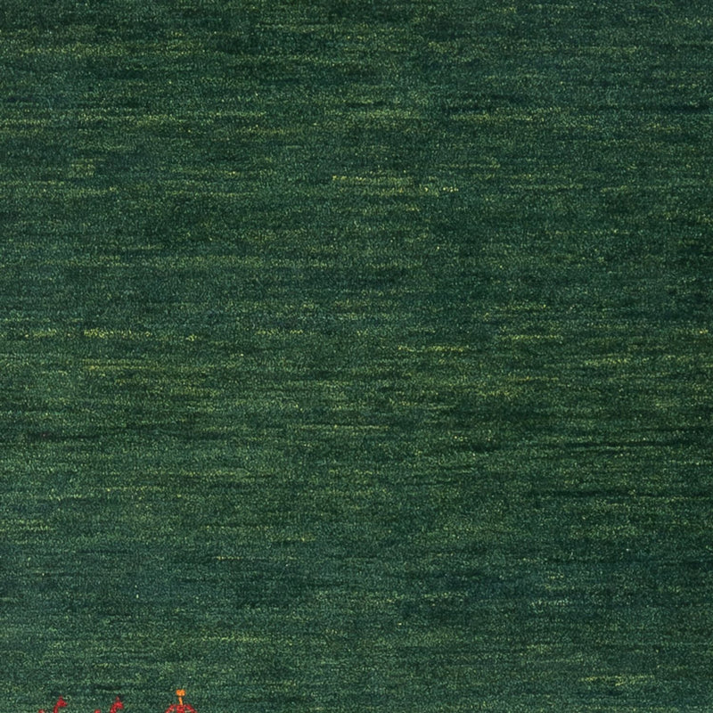 Tapis Gabbeh - Persan - 183 x 115 cm - vert foncé